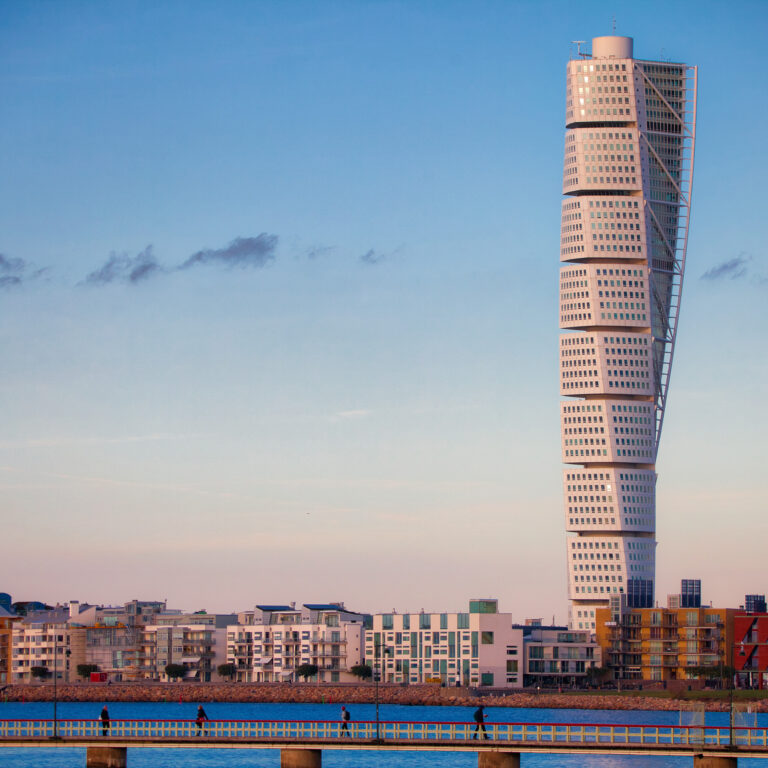 Bild över Malmö där MKB är allmännyttigt bostadsbolag